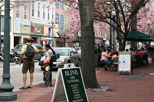 Pedestrian friendly streetscapes